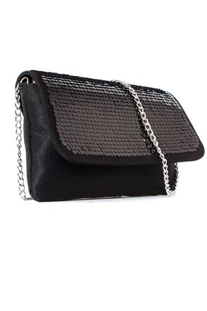 Black satin and sequin Montecarlo shoulder bag ROBERTO FESTA | MONTECARLONERO